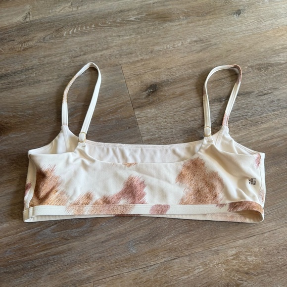 WEWOREWHAT Women's Medium Cami Bra Top Sports Beige Multi Med M Adjustable Strap - Picture 13 of 13
